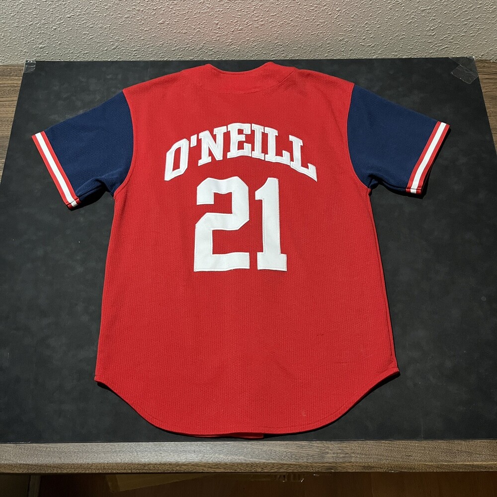 New York Yankees Vintage MLB Starter Paul O’Neill Baseball Jersey Red Alternate